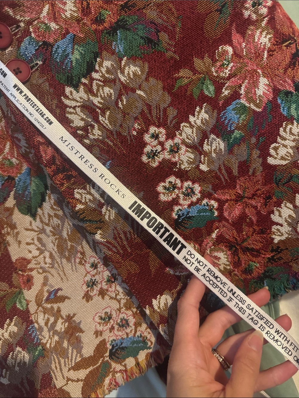 15. Mistress Rocks • NWT Tapestry Skirt W13” - Picture 4 of 5